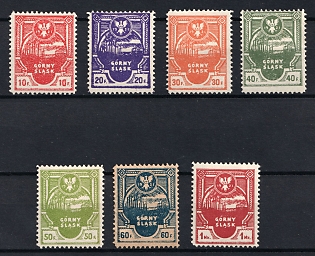 1921 Joining of Eastern Upper Silesia, Gorny Slask, Insurgent Edition, Poland, Complete Set