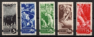 1935 Anti-War Propaganda, Soviet Union, USSR, Russia, Complete Set