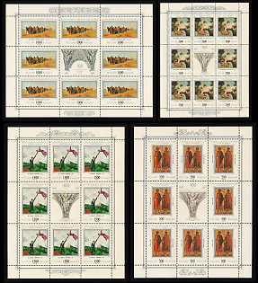 1997 100th Anniversary of the State Russian Museum, Russian Federation, Russia, Complete Sheets, Complete Set
