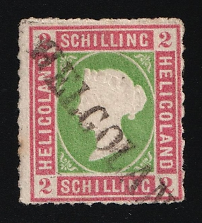 1867 2S Heligoland, German States, Germany, Signed by Lemberger