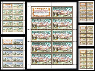 2003 Monasteries of the Russian Orthodox Church, Russian Federation, Russia, Complete Sheets, Complete Set