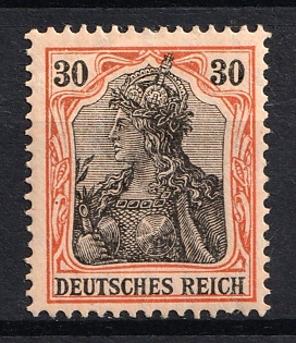 1905 30pf German Empire, Germany, Signed