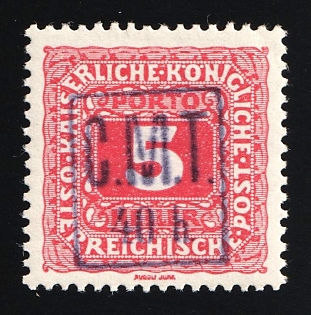 1919 40h on 5h Romanian Occupation of Kolomyia CMT