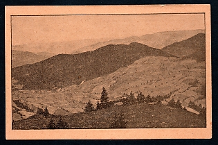 1917 Ukraine Legion, Postcard, Makivka Mountain (a place where fierce fighting took place)