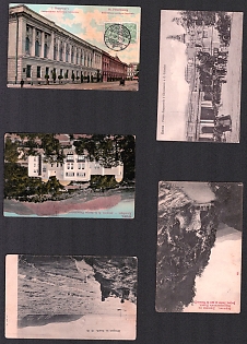 Russian Empire Picture Postcards Stock
