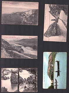 Russian Empire Picture Postcards Stock