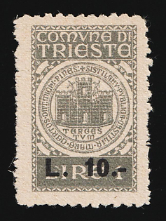 10l on 1l Italy, Trieste, General Revenue