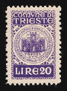 20l Italy, Trieste, General Revenue