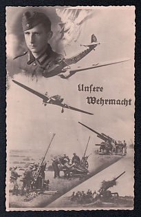 1933-1945 'Our Wehrmacht', Army Military, Third Reich Nazi Propaganda Postcard
