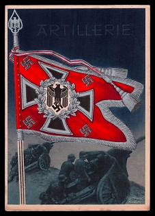 1942 'Artillery', Army Military, Third Reich Nazi Propaganda Postcard