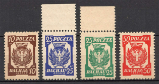 1945 Poland Dachau Red Cross Camp Post (MNH)