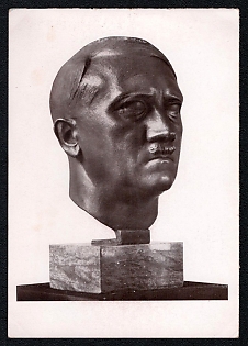 1933-1945 'Exhibition of Works by the Nazi Community "Strength through Joy" Gau Munich-Upper Bavaria', Art, Third Reich Nazi Propaganda Postcard