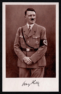 1939 'Adolf Hitler', Third Reich Nazi Propaganda Postcard