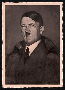 1933-1945 'Adolf Hitler', Third Reich Nazi Propaganda Postcard