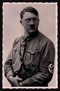 1938 'Adolf Hitler', Third Reich Nazi Propaganda Postcard