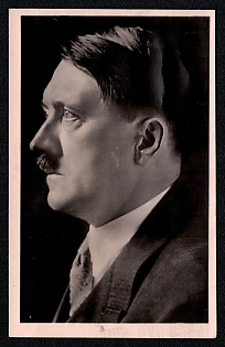 1942 'Adolf Hitler', Third Reich Nazi Propaganda Postcard