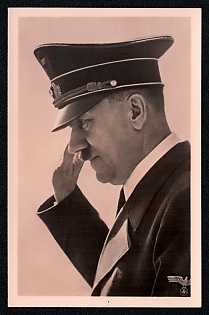 1944 'Adolf Hitler', Third Reich Nazi Propaganda Postcard