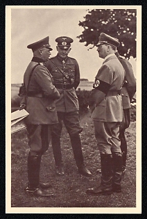 1933-1945 'Adolf Hitler and the Military', Hitler and People, Third Reich Nazi Propaganda Postcard