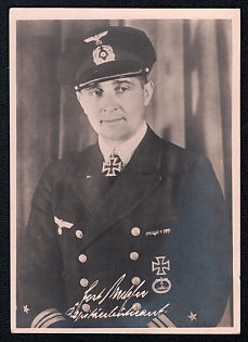 1933-1945 High-ranking military officer, Famous Nazi Personality Portrait, Third Reich Nazi Propaganda Postcard