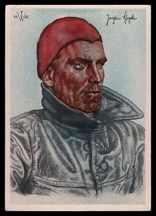 1941' Our Airborne Troops Sergeant Arpke, Who Secured an Important Albert Canal Bridge for the Further German Advance with a Raiding Party From the Koch Sturmabteilung', High Rank Military Personnel Portrait, Third Reich Nazi Propaganda Postcard