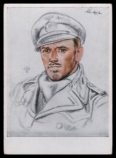 1933-1945 'Our Submarine Weapon Captain Lieutenant Schulte, One of Our Most Successful Submarine Commanders from the Publisher's Willrich Folder, "Border and Abroad", Berlin W 30/, "The Men of Our Submarine Weapon', High Rank Military Personnel Portrait, Third Reich Nazi Propaganda Postcard
