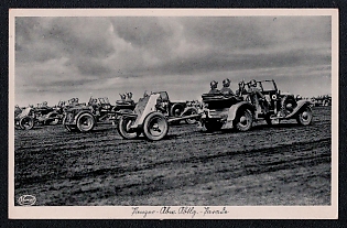 1936 'Recording by Hotphot. O. Tellgmann. Eschwege', Infantry Wehrmacht Army Military, Third Reich Nazi Propaganda Postcard