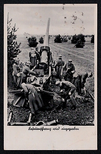 1942 'Mounting is Buried', Infantry Wehrmacht Army Military, Third Reich Nazi Propaganda Postcard