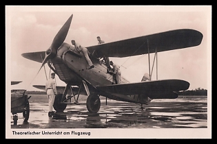 1933-1945 'Theoretical Lessons on Aircraft', Military Aircraft Air Force Luftwaffe, Third Reich Nazi Propaganda Postcard