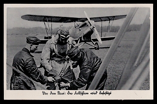 1933-1945 'The Air Force', Military Aircraft Air Force Luftwaffe, Third Reich Nazi Propaganda Postcard