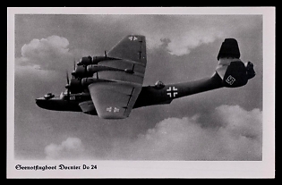 1933-1945 'Rescue Boat Dornier Do 24', Military Aircraft Air Force Luftwaffe, Third Reich Nazi Propaganda Postcard