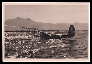 1933-1945 'The German Glider “Seeadler”', Military Aircraft Air Force Luftwaffe, Third Reich Nazi Propaganda Postcard
