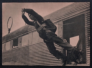 1933-1945 'As Soon as You Jump into the Depths, the Parachute Opens', Air Forces Wehrmacht Military Army, Third Reich Nazi Propaganda Postcard