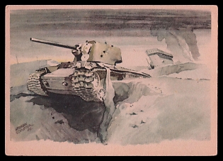 1933-1945 'War Correspondent: Schneider Destroyed Soviet Tanks', Tank Armored Forces Panzerwaffe, Third Reich Nazi Propaganda Postcard