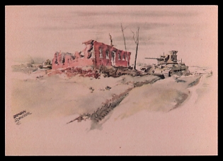 1933-1945 'After the Battle for Gretnja War Correspondent: Schneider', Tank Armored Forces Panzerwaffe, Third Reich Nazi Propaganda Postcard