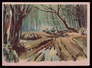 1944 'From the Forest of Kolodesy War Correspondent: Schneider', Tank Armored Forces Panzerwaffe, Third Reich Nazi Propaganda Postcard