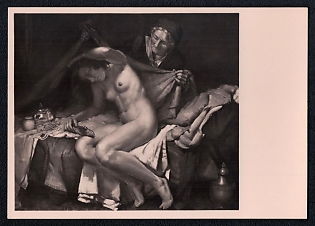 1933-1945 'Munich. House of German Art. Karl Troop Vanitas', Nude Art, Third Reich Nazi Propaganda Postcard