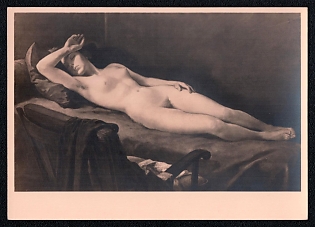 1933-1945 'Munich. House of German Art. Ernst Zoberbier, Wiesbaden Dreaming', Nude Art, Third Reich Nazi Propaganda Postcard