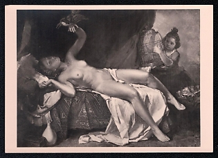 1933-1945 'Munich. House of German Art. Karl Troupe Capriccio', Nude Art, Third Reich Nazi Propaganda Postcard