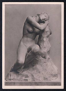 1933-1945 'Munich. House of German Art. Barbara Von Kalckreuth Dreamlike', Nude Art, Third Reich Nazi Propaganda Postcard