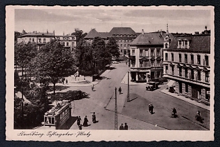 1942 'Visited Flensburg, the Beautiful Border Town of the Nordmark', Architecture, Third Reich Nazi Propaganda Postcard