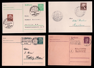 1938-1945 'Military Postcard', Postal Stationeries, Third Reich Nazi Propaganda Postcard