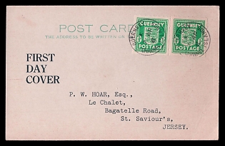 Guernsey, German Occupation Propaganda Postcard