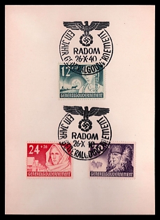 Generalgovernment, German Occupations Propaganda Souvenir Sheet