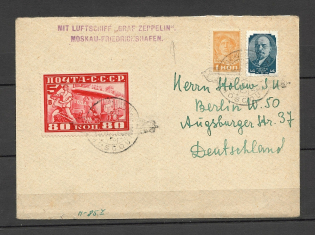 "1930 Flight of ""Graf Zeppelin"" Airship, philatelic sending"