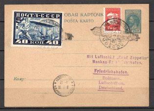 "1930 Flight of ""Graf Zeppelin"" Airship, Philatelic Sending"
