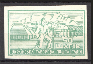 1946 Rimini Camp Mail in Italy Ukraine Underground Post 50 Шагів