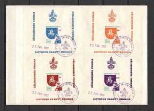 1957 Lithuania Baltic Scouts Exile Cover
