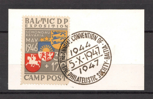 1946 Baltic Dispaced Persons Camp Schongau Expostition (Cancelled)