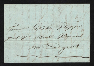 1844 Cover from Berdyansk to Odessa (Dobin 1.02 - R4)