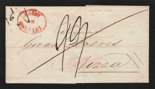 1836 Cover from Brody to Nizza